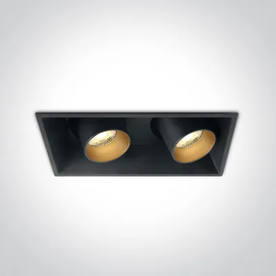 51211C/B/W BLACK COB 2x11W WW IP20 38deg 230V ADJUSTABLE DARK LIGHT