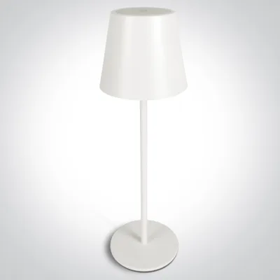 61082B/W/W WHITE 3,5W WW TABLE LAMP RECHARGEABLE USB IP54 DIMMABLE