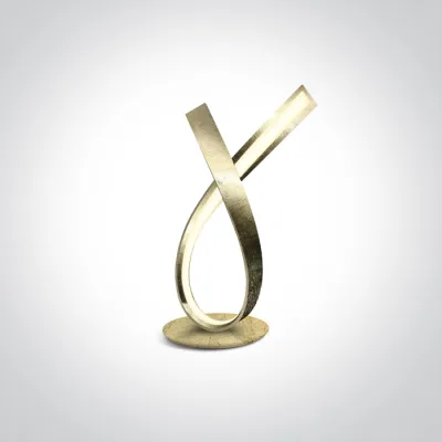 61086/BS BRASS LED TABLE LAMP 10W WW IP20 230V