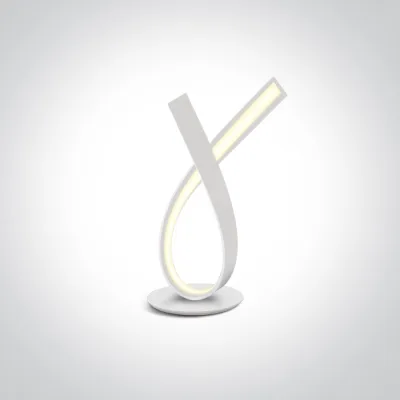 61086/W WHITE LED TABLE LAMP 10W WW IP20 230V