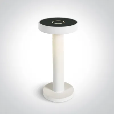 61092/W WHITE LED 2,5W TABLE LAMP RECHARGEABLE USB SOCKET IP65 DIMMABLE