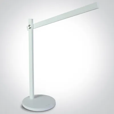 61108/W/V WHITE TABLE LAMP LED 5,5W CCTV DIMMABLE 230V EU PLUG