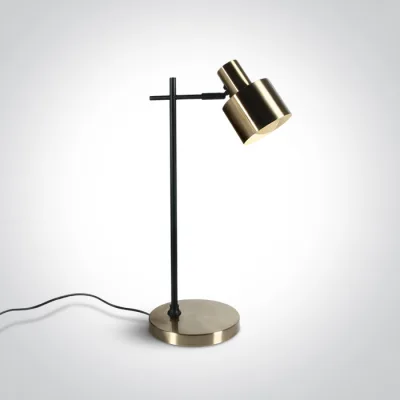 61116A/BBS BRUSHED BRASS TABLE LAMP 10W E27 100-240v