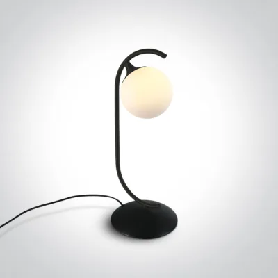 61116/B BLACK TABLE LAMP 9w G9 100-240V