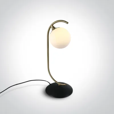 61116/BBS BRUSHED BRASS TABLE LAMP 9w G9 100-240v