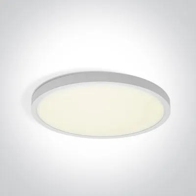 62006A/W/V WHITE PLAFO 24W CCTV IP20 230V