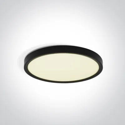62006/B/V BLACK PLAFO 18W CCTV IP20 230V