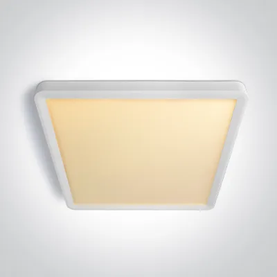 62020JU/W/V WHITE PLAFO SQUARE 24W CCTV UGR19 230V