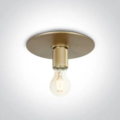 62120/BBS BRUSHED BRASS SURFACE/RECESSED E27 12W IP20