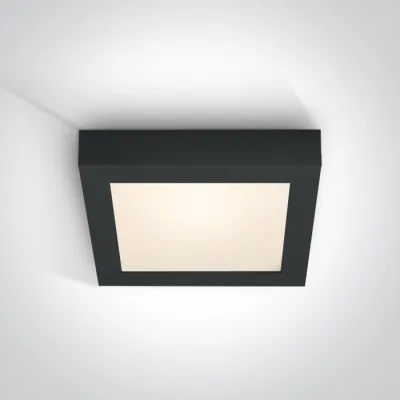 62122F/B/W BLACK PLAFO 22W WW IP40 230V