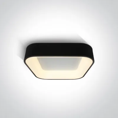 62132NA/B/V BLACK SQUARE PLAFO LED 38W CCTV IP20 230V DIMMABLE