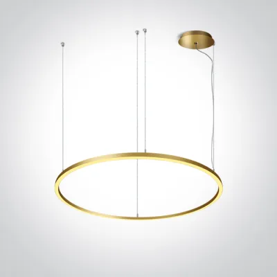 62156C/BBS/W BRUSHED BRASS PENDANT 65W WW IP20 230V