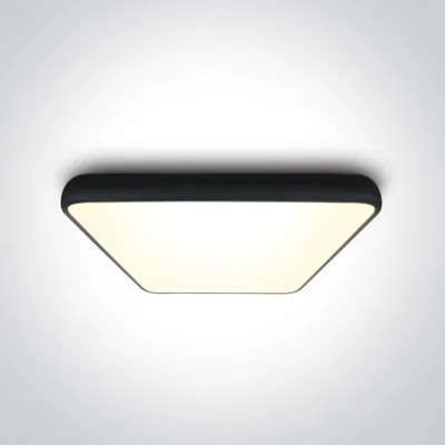 62160A/B/W BLACK SQUARE PLAFO LED 62W WW IP20 230V