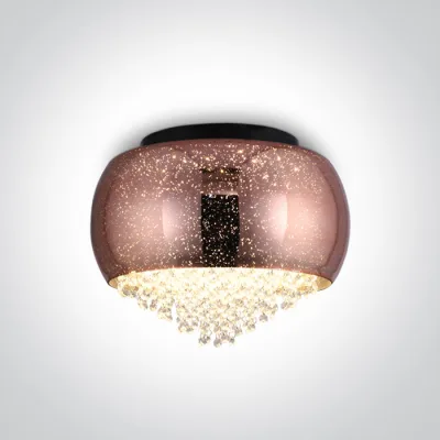62170B CEILING LIGHT COPPER 6x9W G9 100-240V