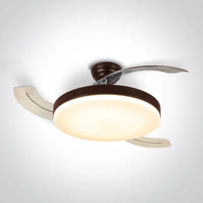 6300/BR/V BROWN PC TINTED BROWN ROD FAN 25W LED 32W CCTV IP20 230V