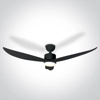 6302/B/V BLACK ABS ROD FAN 35W LED 22W CCTV IP20 230V