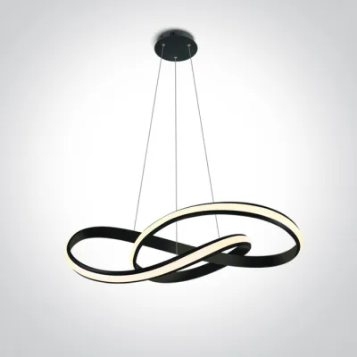 63066A/B BLACK PENDANT LED 30W WW IP20 230V