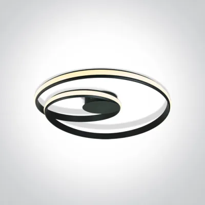 63066/B BLACK LED CEILING LAMP 30W WW IP20 230V