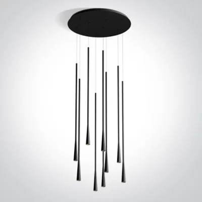 63076D/B/W BLACK 9x5W WW 230V
