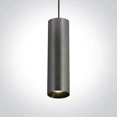 63105MA/MG METAL GREY PENDANT GU10 10W DARK LIGHT