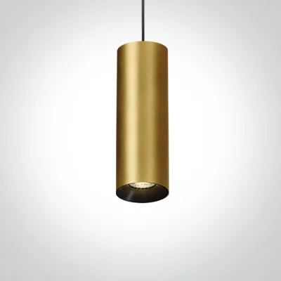 63105M/BBS BRUSHED BRASS PENDANT GU10 10W DARK LIGHT