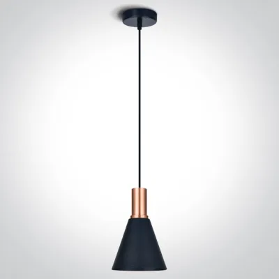 63122/CU COPPER BLACK SHADE 10W E27