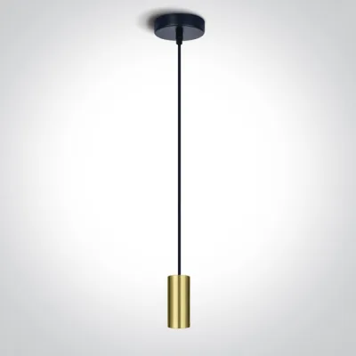 63124/BBS BRUSHED BRASS PENDANT 20W E27