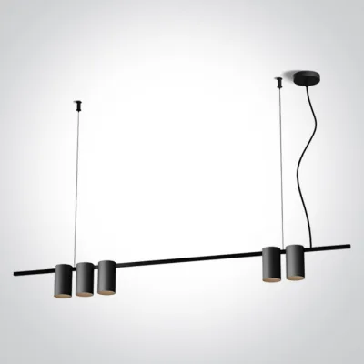 63146A/B BLACK PENDANT GU10 5x7W IP20 100-240V