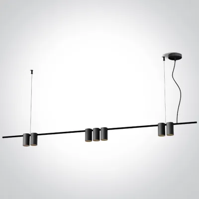 63146B/B BLACK PENDANT GU10 7x7W IP20 100-240V