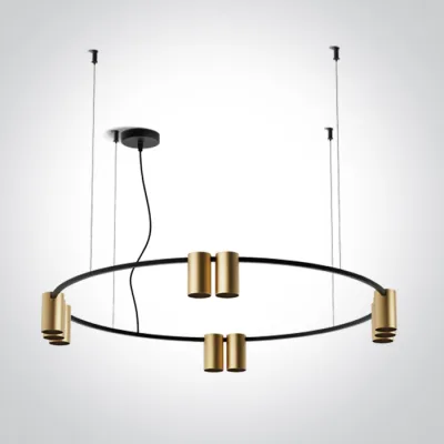 63146C/BBS BRUSHED BRASS PENDANT GU10 10x7W IP20 100-240V