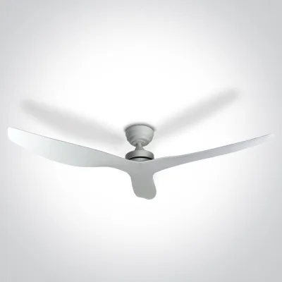 6316/W WHITE ABS ROD FAN 30W IP20 230V