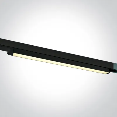 65018T/B/V BLACK 16W CCTV LINEAR TRACK LIGHT 100-240V