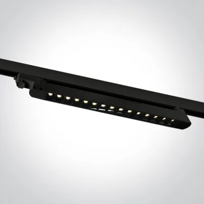 65024TA/B/W BLACK SMD 15x1W WW TRACK LIGHT ADJUSTABLE 230V
