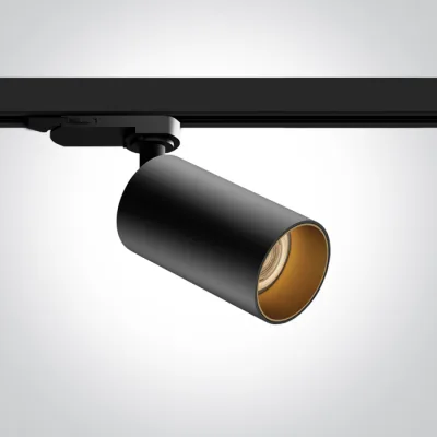 65105DT/B BLACK 10W GU10 TRACK SPOT 100-240V DARK LIGHT