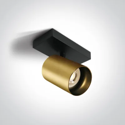 65105N/BBS BRUSHED BRASS GU10 10W DARK LIGHT