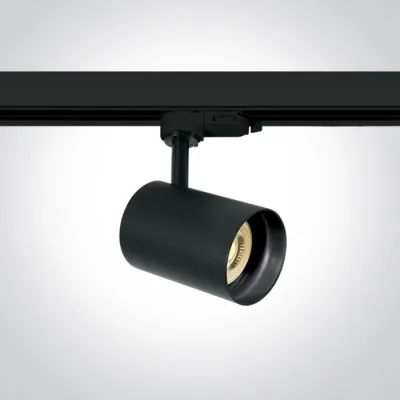 65105NT/B/B BLACK BLACK REFLECTOR GU10 10W TRACK SPOT DARK LIGHT
