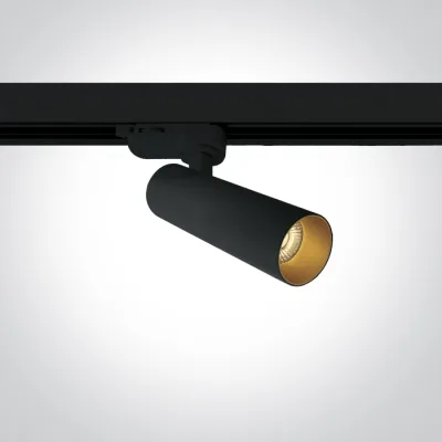 65108T/B/W BLACK COB 8W WW TRACK SPOT 230V DARK LIGHT DIMMABLE