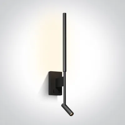 65144/B/W BLACK SPOT 3W + 6W WW WALL LAMP IP20 230v