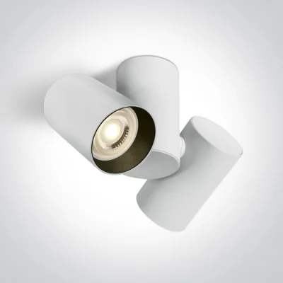 65205E/W WHITE GU10 2x10W DARK LIGHT