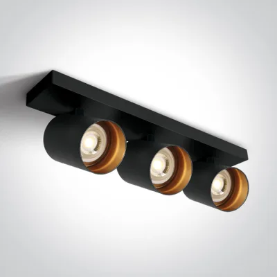 65305N/B BLACK GU10 3x10W DARK LIGHT