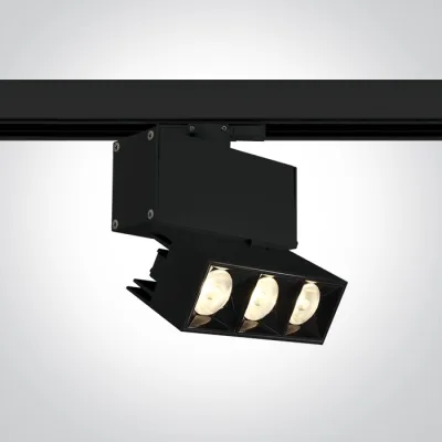 65306BT/B/W BLACK TRACK LIGHT ADJUSTABLE 12W WW 38deg IP20 230V