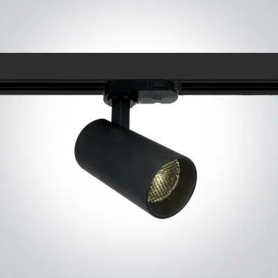 65524T/B/W BLACK COB 12W WW HONEYCOMB TRACKSPOT 230V DARK LIGHT