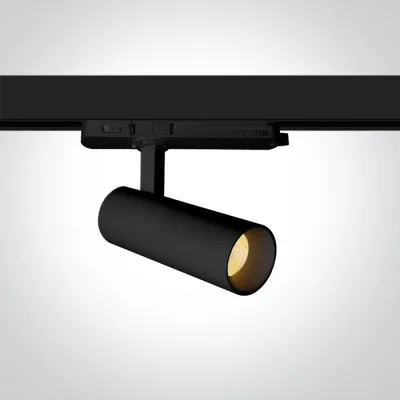 65606AT/B/V BLACK COB 10W CCTV TRACK SPOT 230V