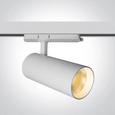 65606DT/W/V WHITE COB 40W CCTV TRACK SPOT 230V