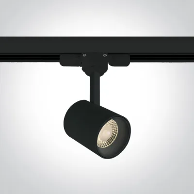 65646T/B/W BLACK COB 8W WW TRACK SPOT 230V DIMMABLE