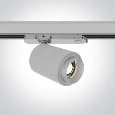 65650BT/W/C WHITE COB 20W CW TRACK SPOT 20-60deg ADJUSTABLE BEAM 230V