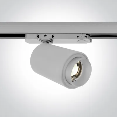 65650CT/W/C WHITE COB 30W CW TRACK SPOT 20-60deg ADJUSTABLE BEAM 230V