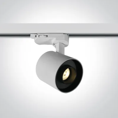 65656AT/W/W WHITE 6W TRACK SPOT WW IP20 230V DARK LIGHT