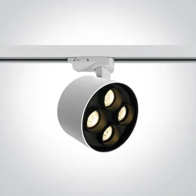 65656CT/W/W WHITE 24W TRACK SPOT WW IP20 230V DARK LIGHT