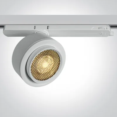 65662BT/W/W WHITE TRACK SPOT 25W WW 15-45deg 230V HONEYCOMB